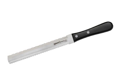 Samura Harakiri Two-sided saw knife for bread and frozen food 180 mm, czarny