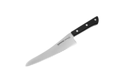 Samura Harakiri Two-sided saw knife for bread and frozen food 188 mm, czarny