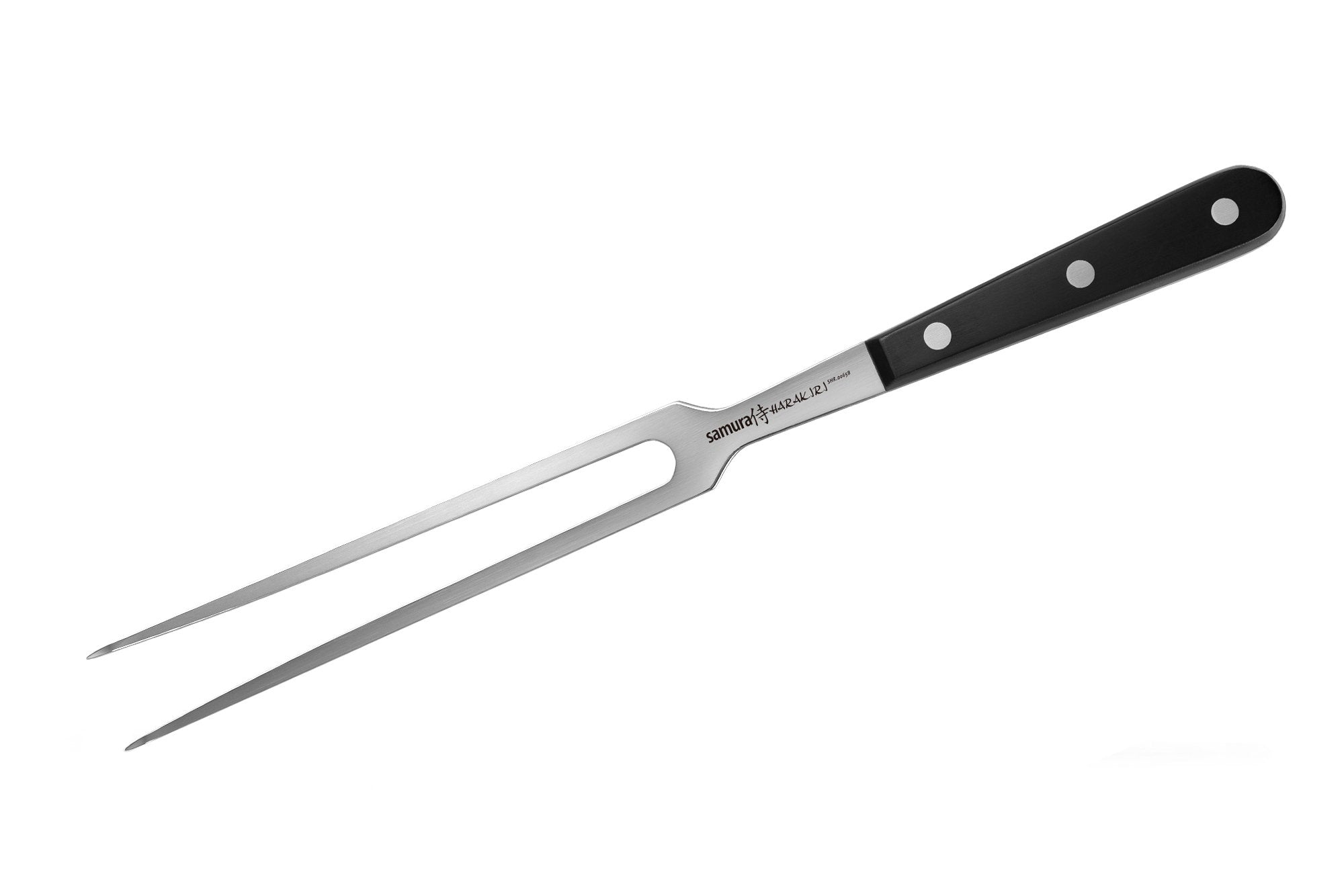 Samura Harakiri widelec do mięsa 208 mm, czarny