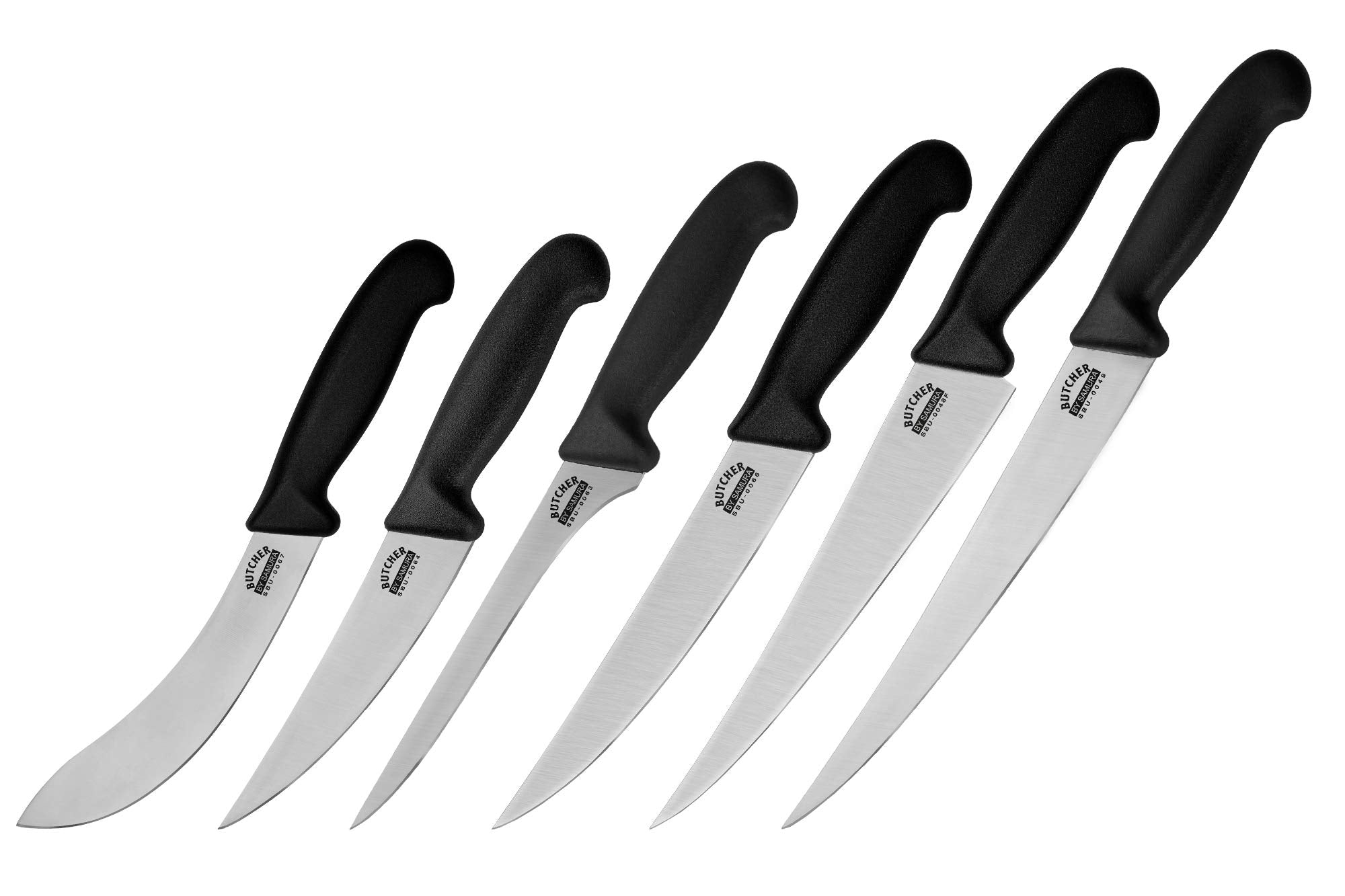 Samura Butcher zestaw 6 noży kuchennych