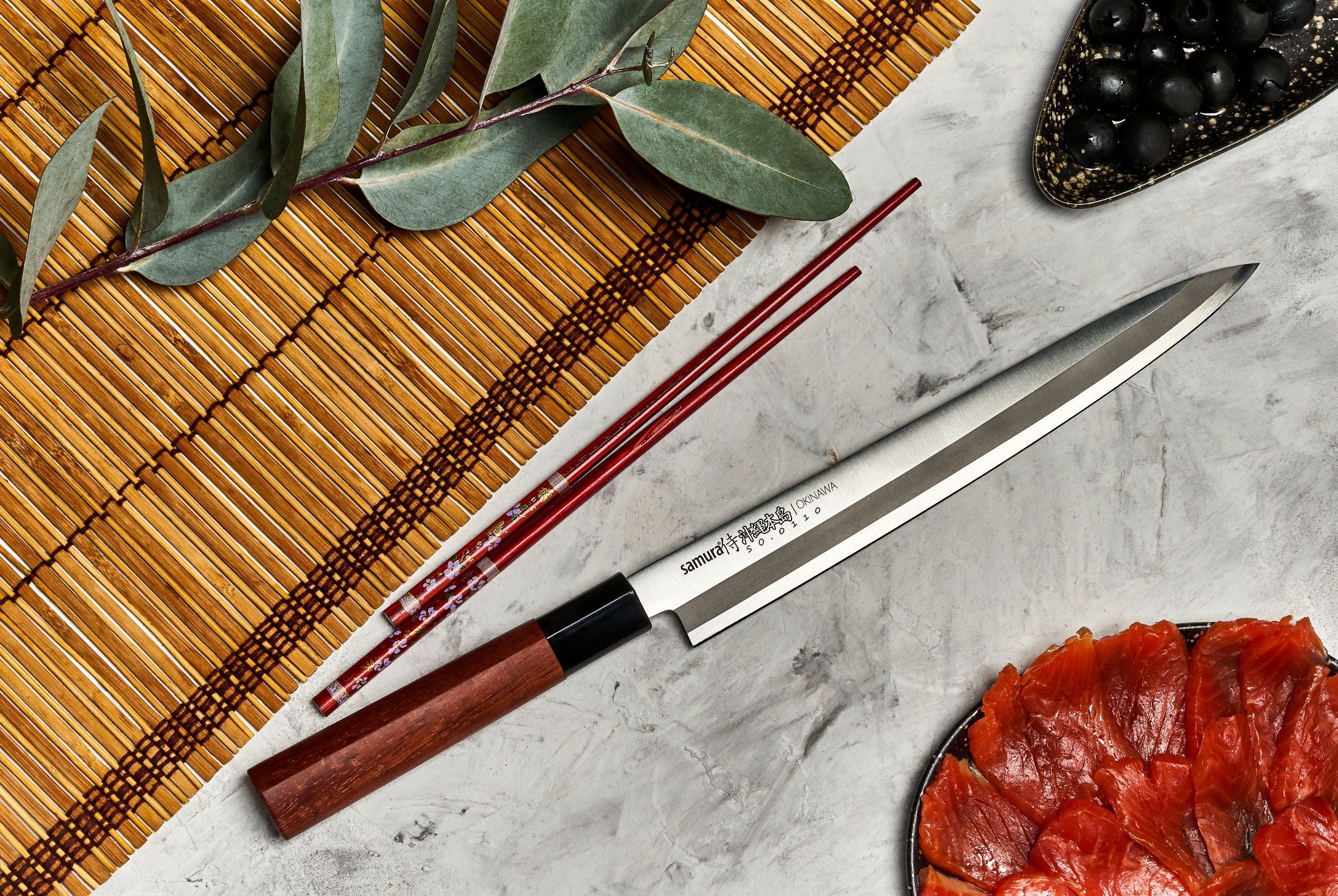 Samura Okinawa Yanagiba knife 240 mm Single-edged blade