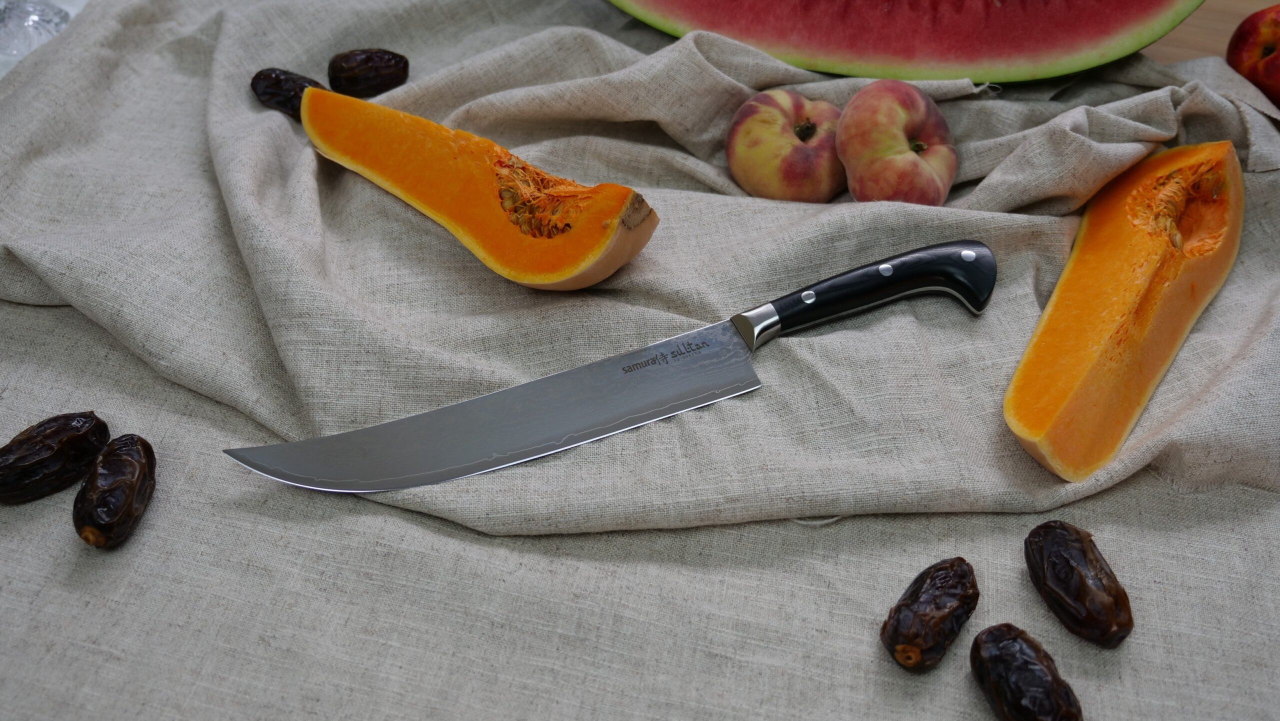 Samura Sultan Slicer Pichak Long 210 mm, czarny