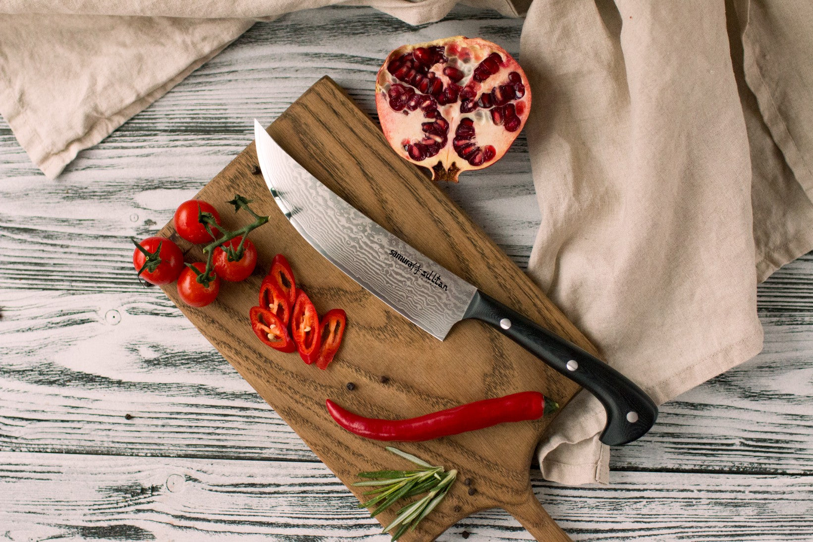 Samura Sultan Slicer Pichak Long 210 mm, czarny