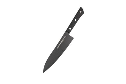 Samura Shadow Grand nóż santoku with czarny non-stick coating 197 mm