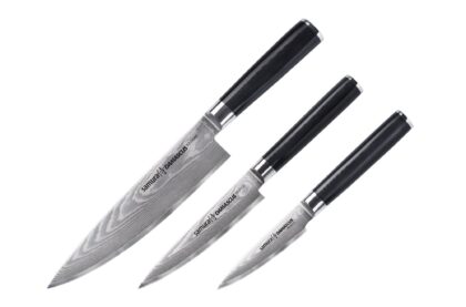 Samura Damascus zestaw 3 noży kuchennych
