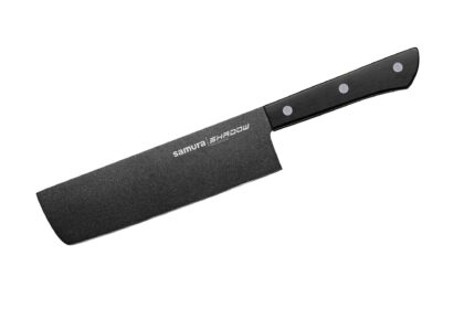 Samura Shadow nóż nakiri with czarny non-stick coating 170 mm
