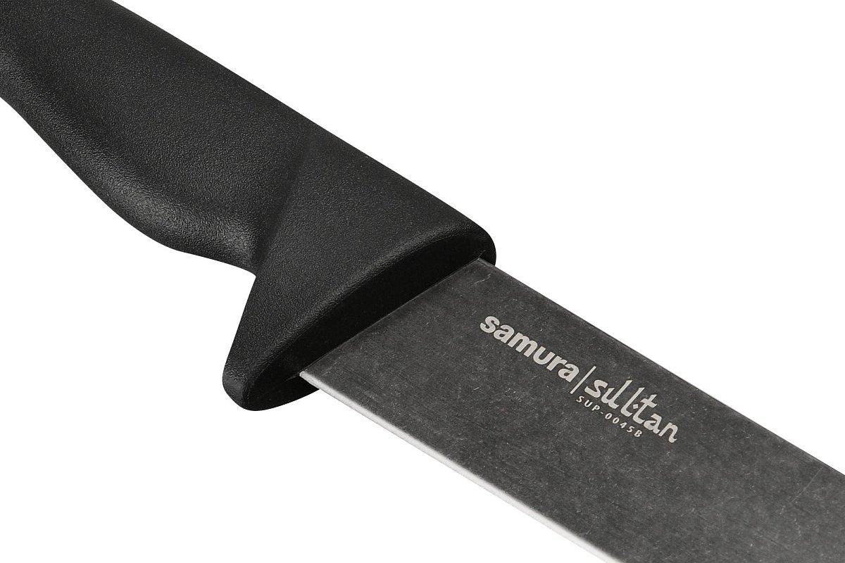 Samura Sultan PRO Stonewash Slicer Pichak Long 213 mm, czarna rękojeść