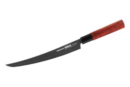 Samura Okinawa Stonewash nóż do plastrowania Tanto 230 mm