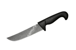 Samura Sultan PRO Stonewash nóż szefa 166 mm, czarna rękojeść